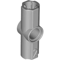 Technic Axle and Pin Connector Angled #2 - 180° / Light Bluish Gray