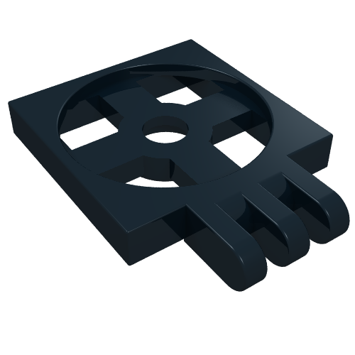 Lego Turntable 2 x 2 Plate with Hinge, Base [3 Fingers]