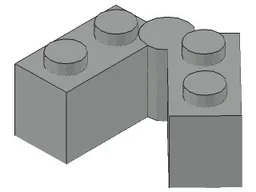 Hinge Brick 1 x 4 Swivel (3830 / 3831)