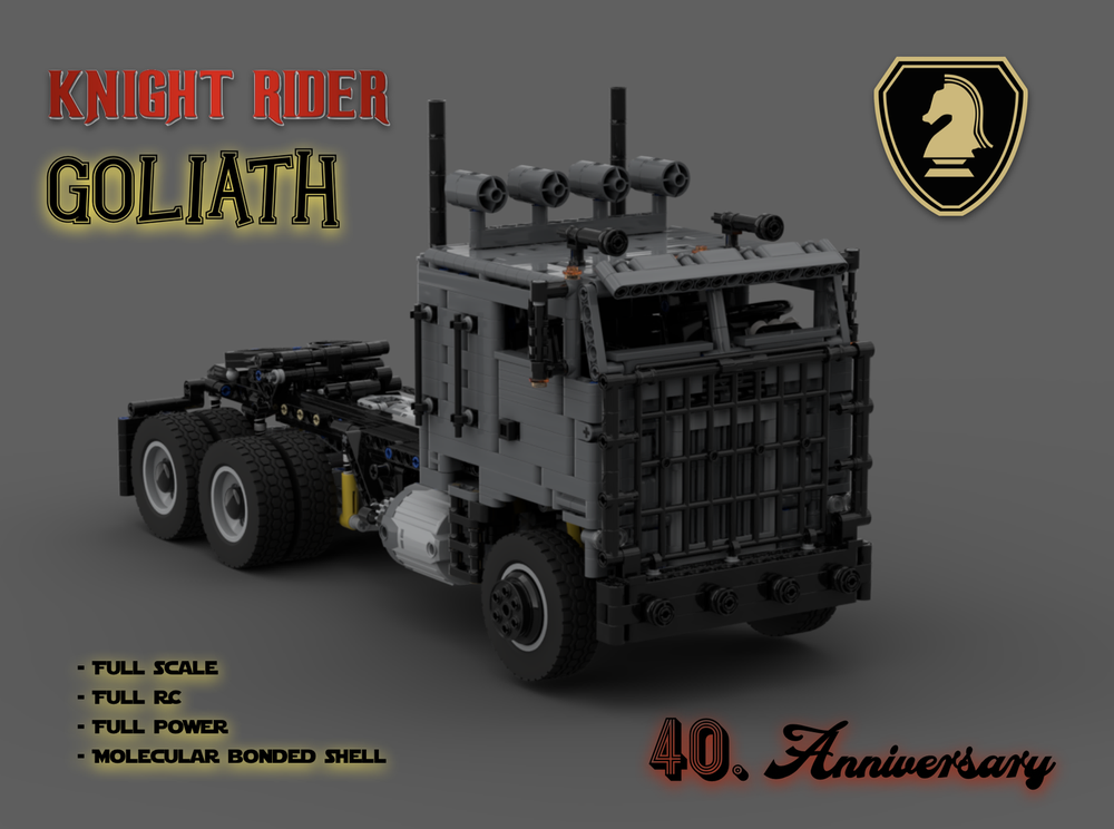 Lego GOLIATH Truck from Knight Rider TV Series