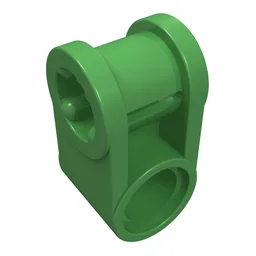 Technic Axle and Pin Connector Perpendicular / Bright Green