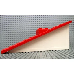 Duplo Roof-piece Slope 22.5° 1 x 11 x 4 Shingled with Chimney / Yellow