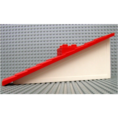 Lego Duplo Roof-piece Slope 22.5° 1 x 11 x 4 Shingled with Chimney / Yellow
