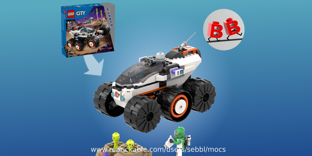 Lego 60431: Alien Planet Navigator [Hand of God Steering]