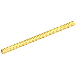 Hose, Ribbed 7mm D. 16L / 12.8cm / Pearl Gold