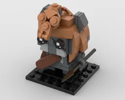 Brick heads Ewok (Teebo)