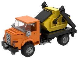 MAN Kurzhaber Containertruck / Absetzcontainer Playable for Kids