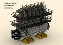 2-Stroke Marine Diesel Engine (Mindstorms Version)