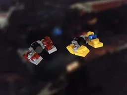 Anakin's and Obi-Wan's Starfighters