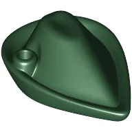 Hat, Forestmen (Reissue with Blind Hole for Feather) / Dark Green