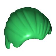 Lego Hair Combed Back / Green