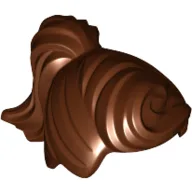 Hair Ponytail and Fringe / Reddish Brown