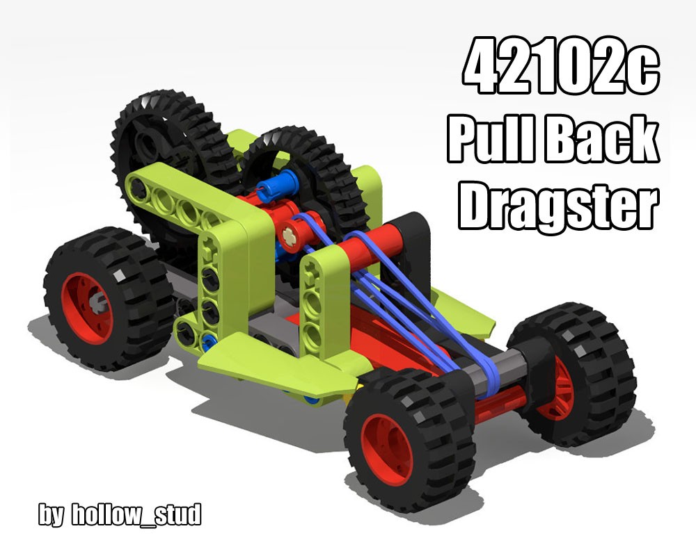 Lego 42102c Pull Back Dragster