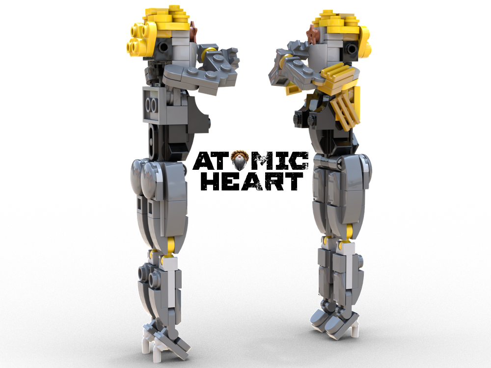 Lego Atomic heart project twin robots ballet dancers