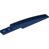 Lego Brick Curved 10 x 1 [Symmetric Inside Ridges] / Dark Blue