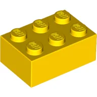 Brick 2 x 3 / Yellow