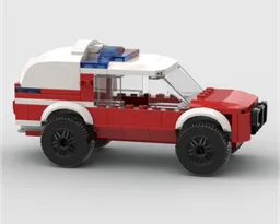 Light Rescue Unit - Closed Back Red & White