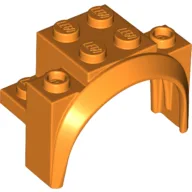 Wheel Arch, Mudguard 4 x 2 1/2 x 2 1/3 / Orange