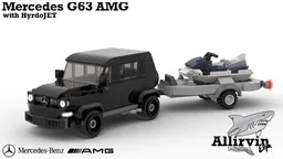G63 AMG with HydroJET and Trailer