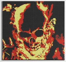 Ghost Rider mosaic