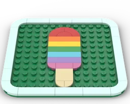 Rainbow Popsicle