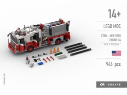 FDNY - New York - Engine 34 Hell's Kitchen
