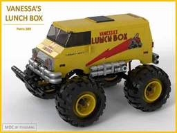 Vanessa's Lunch Box - Yellow Edition (8 studs version) - Monster Truck