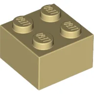 Brick 2 x 2 / Tan