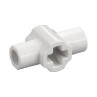 Lego Large Figure Weapon Lightsaber Hilt with Axle Hole and Two Bar Holders / White