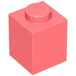 Brick 1 x 1 / Coral