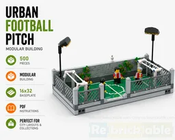 Urban Football Pitch – Street Soccer Cage Modular