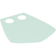 Lego Hipwear Skirt Pentagonal with Silver Dots print / Light Aqua