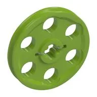 Technic Wedge Belt Wheel [aka Pulley] / Lime