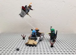Mandalorian Speeder with Detachable Hovering Gun