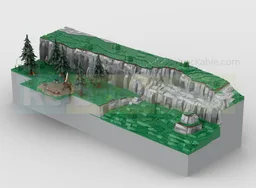 Cliff and Bokoblin Camp - BoTW The Great Plateau Build V