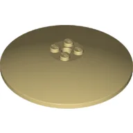 Dish 8 x 8 Inverted [Radar], Solid Studs, Squared Anti-stud Underside / Tan
