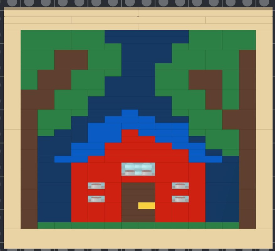 Lego House Coaster