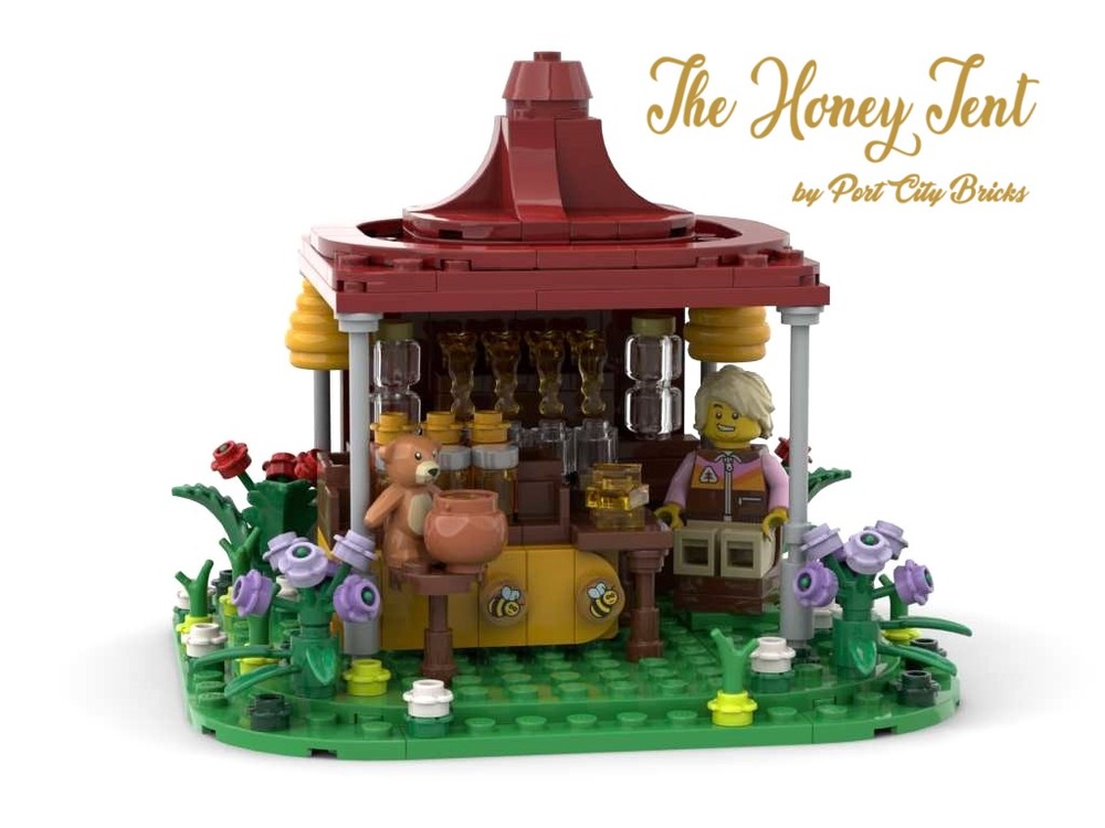 Lego The Honey Tent - Market Stall Series