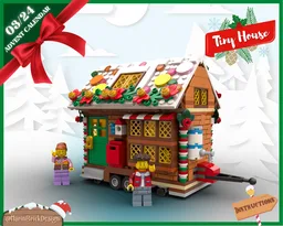 LEGO Christmas Tiny House MOC - LEGO Advent Calendar 2024