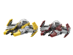 Eta-2 Actis-Class Interceptor (minifigure scale)