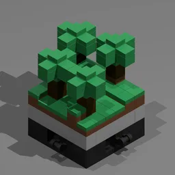 micro biomes: oak forest
