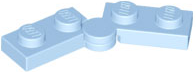 Lego Hinge Plate 1 x 4 Swivel (2429 / 2430) / Bright Light Blue