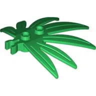 Plant, Leaves 6 x 5 Swordleaf with Clip [Thick U Clip] / Green