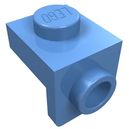 Bracket 1 x 1 - 1 x 1 / Medium Blue