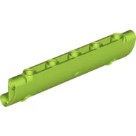 Technic Panel Curved 11 x 3 with 2 Pin Holes through Panel Surface / Lime
