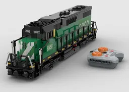 BNSF 2092 GP38-2 diesel locomotive motorized train