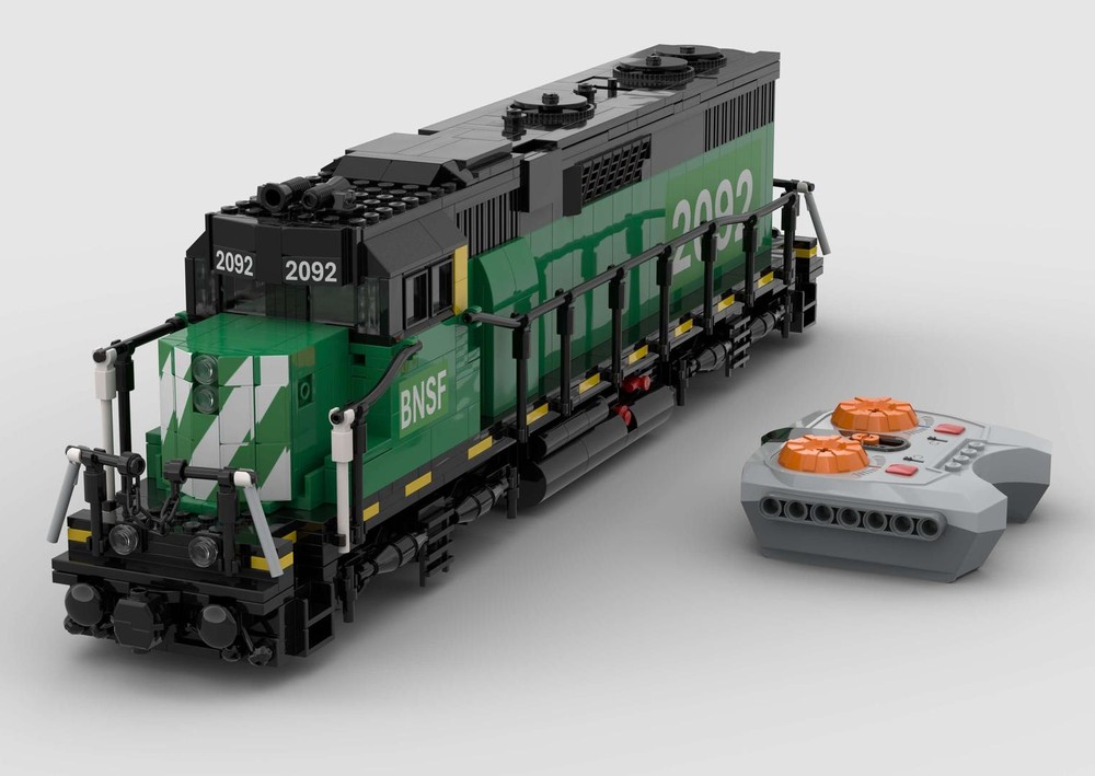 Lego BNSF 2092 GP38-2 diesel locomotive motorized train