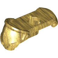 Lego Minifig Neckwear Shoulder Guard / Pearl Gold