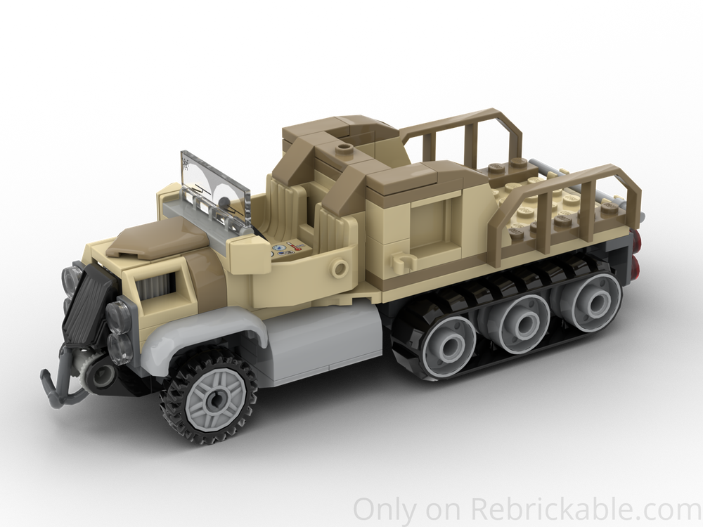 Lego Desert Half-track