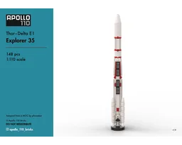 Thor–Delta E1 – Explorer 35 [1:110 scale]